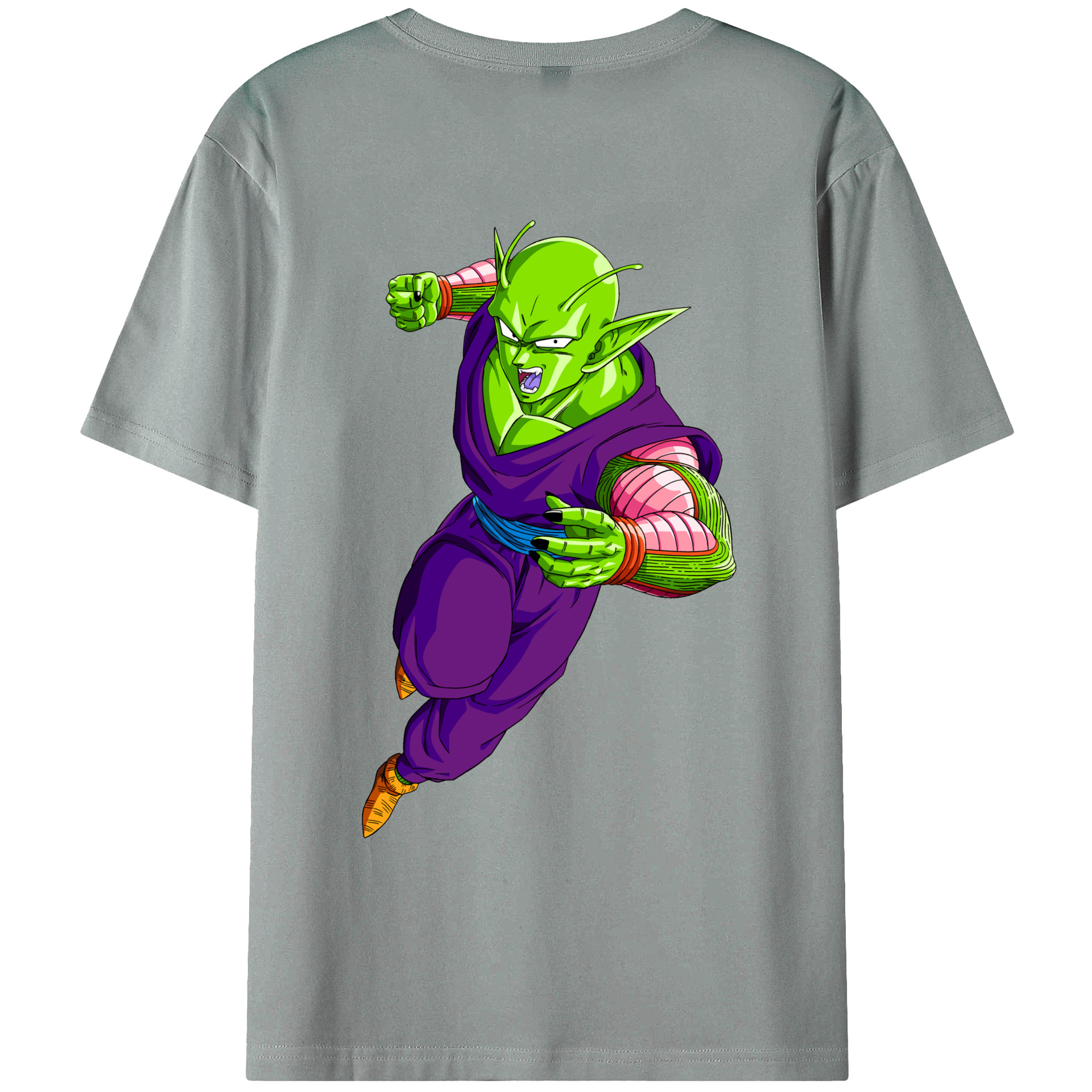 （画像用） ドラゴンボール ピッコロ DRAGON BALL Piccolo 綿100％ メンズ半袖Tシャツ（バックプリント） 通気性